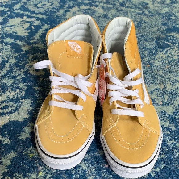 ochre suede vans